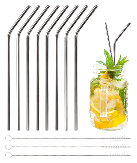 Livarno Home Stainless Steel Straws