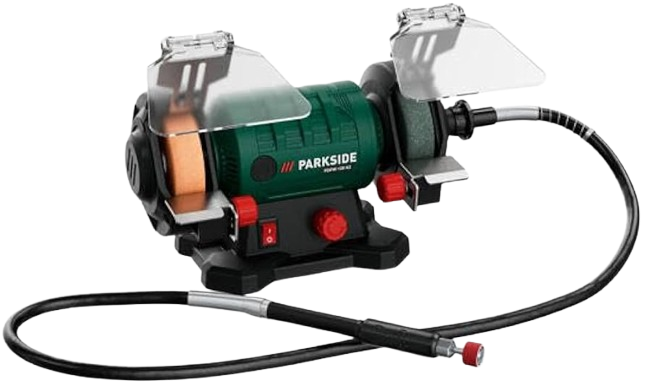 Parkside Double Bench Grinder with Flexible Drive Shaft