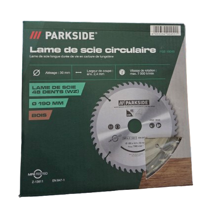 Parkside 190mm Circular Saw Blade